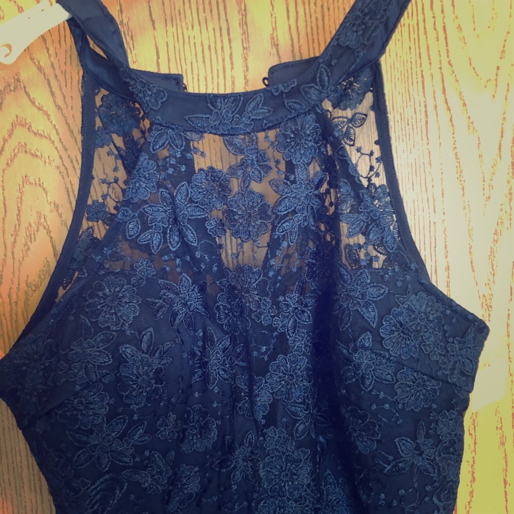 Navy gown